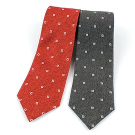 [MAESIO] KSK2583 Wool Silk Herringbone Allover Necktie 8cm 2Color _ Men's Ties Formal Business, Ties for Men, Prom Wedding Party, All Made in Korea